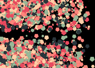 Colorful Universe Distribution Computational Generative Art background illustration