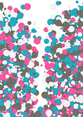 Colorful Universe Distribution Computational Generative Art background illustration