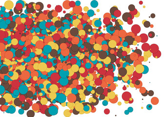 Colorful Universe Distribution Computational Generative Art background illustration