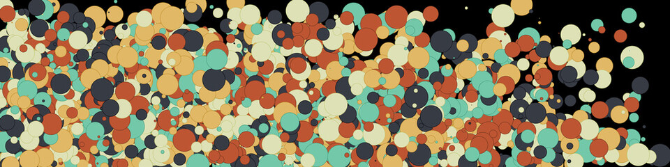 Colorful Universe Distribution Computational Generative Art background illustration