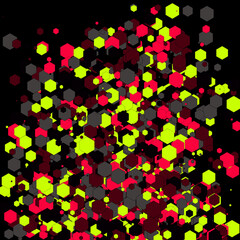 Colorful Universe Distribution Computational Generative Art background illustration