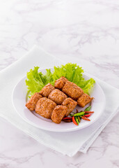 Fried fish fermented Thai food