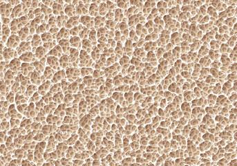 Vector seamless pattern of organic texture similar to sponge, tuff or coral
