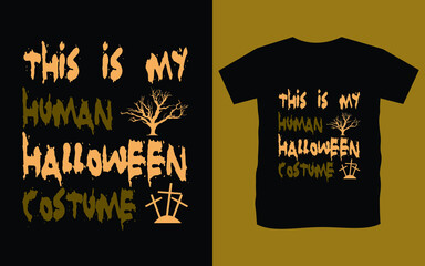 Halloween tshirt design unique vector