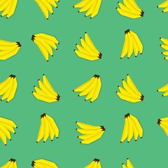 vector bananas print. seamless print of bananas for clothing or print