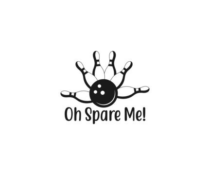 Oh spare me SVG, Bowling Pin, bowling alley, bowling alley game, bowling alley meaning
