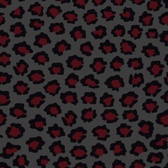 vector print leopard. seamless print of leopard skin. pattern of animal skins for clothing or print. feline family