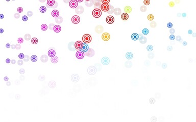 Light Pink, Blue vector layout with circle shapes.