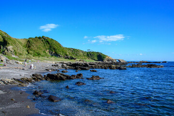 beach and rocks