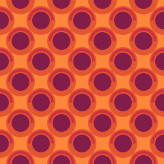 Seamless pattern. Circles ornament. Geometric background. Ethnic wallpaper. Polka dots motif. Geometrical backdrop. Contemporary digital paper. Folk web designing. Tribal textile print.