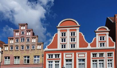 Fototapeta na wymiar Fassaden in Lüneburg 5