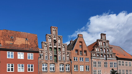 Fototapeta premium Fassaden in Lüneburg 4