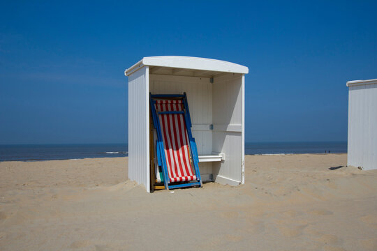 Beach chair in Katwijk