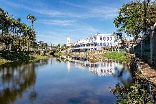 view of the river in the city