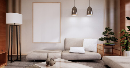Sofa furniture and modern room design minimal.3D rendering © Interior Design