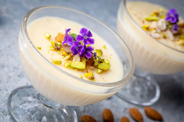 Traditional delicious Turkish Desserts; Keskul