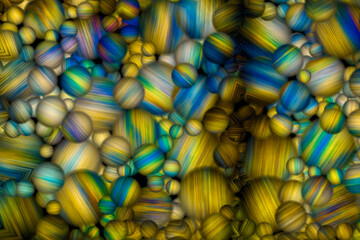 background image with 3d color spheres, illustration design