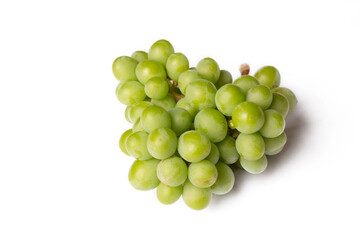 
Unripe green grapes, grapevine with leaves (Turkish name; koruk)