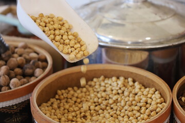 Fototapeta premium buckwheat in a bowl
