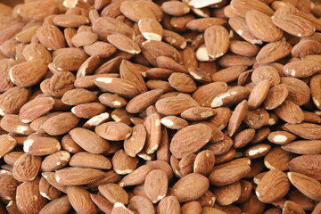 pile of almonds