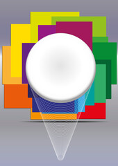 Regenbogenblüte A4 4