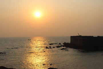 Fototapeta premium sunset on the sea