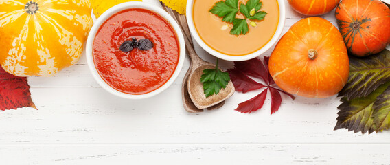 Tomato and pumpkin soup