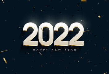 Happy New Year 2022 vectors illustrartion design