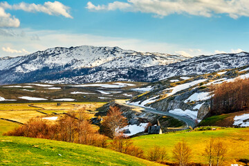 landscape in the mountains