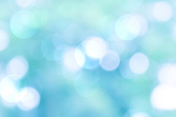 Blue bokeh abstract background
