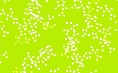 Light Green, Red vector pattern with artificial intelligence network.