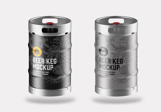 Beer Keg Mockup