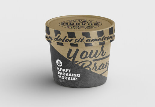 Kraft Food Cup Mockup