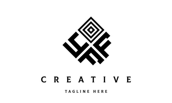 YFF rectangle three latter logo vector