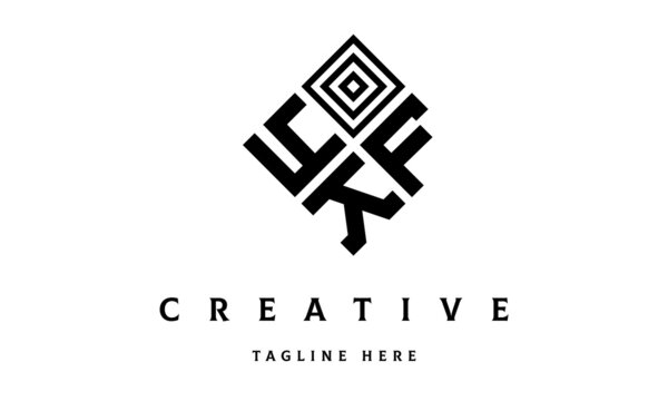 YFK rectangle three latter logo vector
