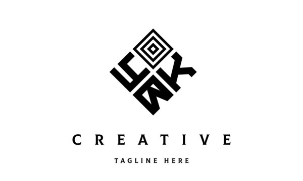 YKB rectangle three latter logo vector
