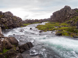 river in the mountains