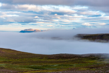 country landscape with sky