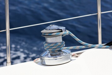 Sailboat capstan rope