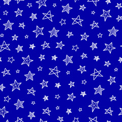 Seamless pattern with stars.