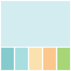 Obraz premium blue color palette soft pastel for template, simple blue color soft for design background
