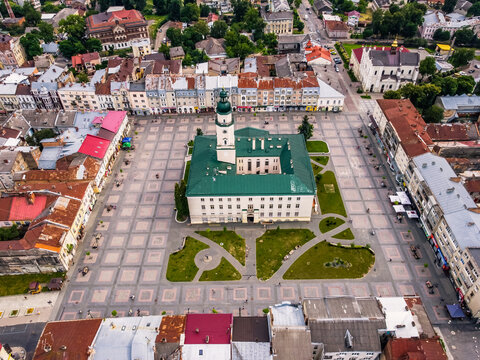 Drogobych cityhall downtown Galitzia Ukraine