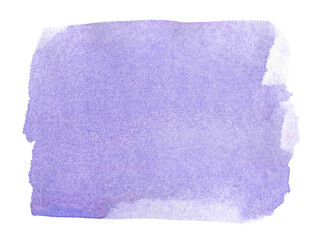 Obraz premium purple watercolor stain hand drawn for art background