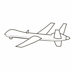 military drone ripper vector design