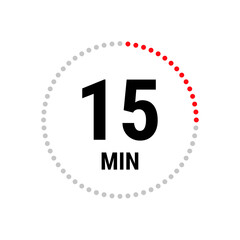 Isolated illustration with timer.