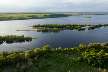 Fishing island aerial