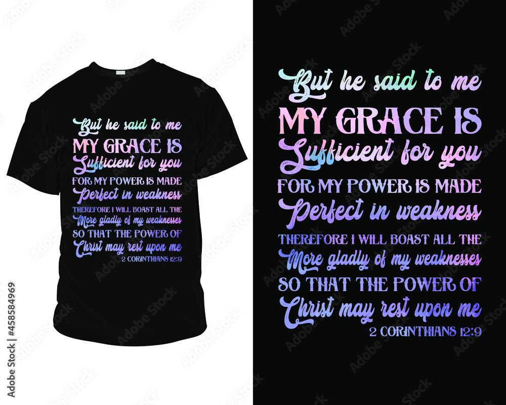 Poster bible verse t shirt design, online, bible verse t-shirt ideas,