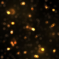 Light abstract glowing bokeh lights, magical dust.