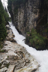The waterfall in Bad Gastein, Austria