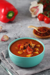 Traditional Hungarian meat stew - Goulash